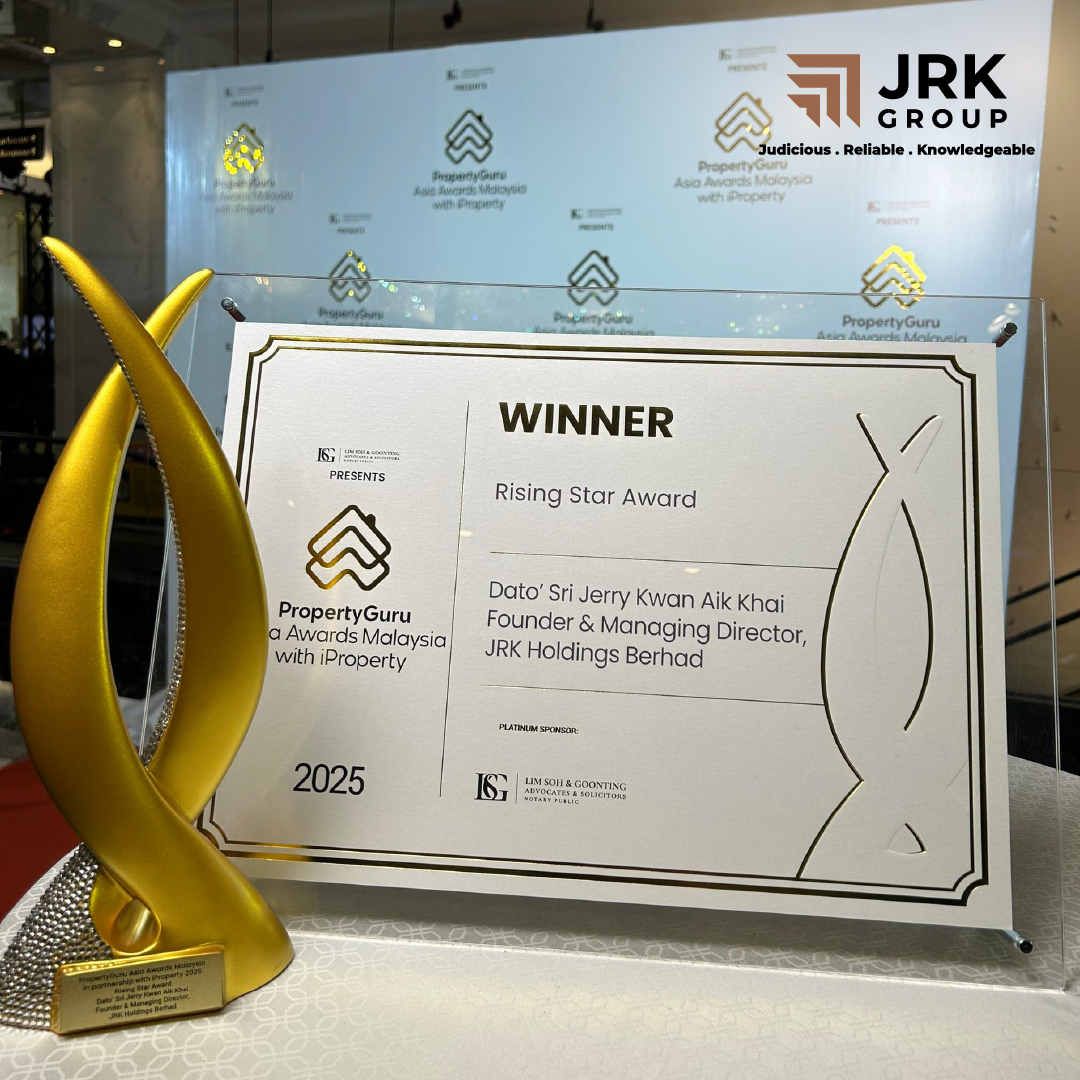 JRK Group Founder Honoured with Rising Star Award at PropertyGuru Asia Awards Malaysia 2025